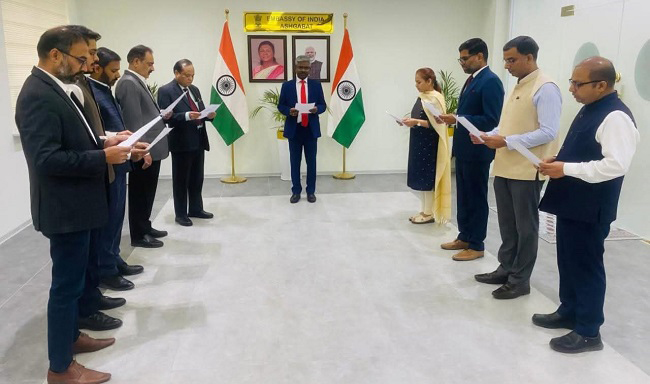 Ambassador Bandaru Wilsonbabu administered 