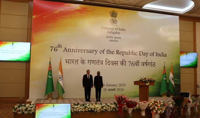 Celebrations of the 76th Anniversay of the Republic Day of India (Ashgabat, 26 January 2026)