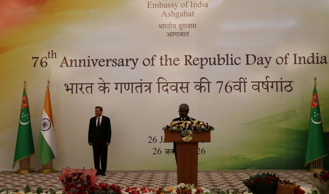 Celebrations of the 76th Anniversay of the Republic Day of India (Ashgabat, 26 January 2026)