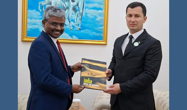 Ambassador met the Chairman of State Service of Maritime and River Transportation H.E. Mr. Azat Shanazarov (04 Nov 2025)