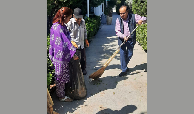 Embassy  organized a special cleanliness drive in the Chancery premises (17th September 2025)