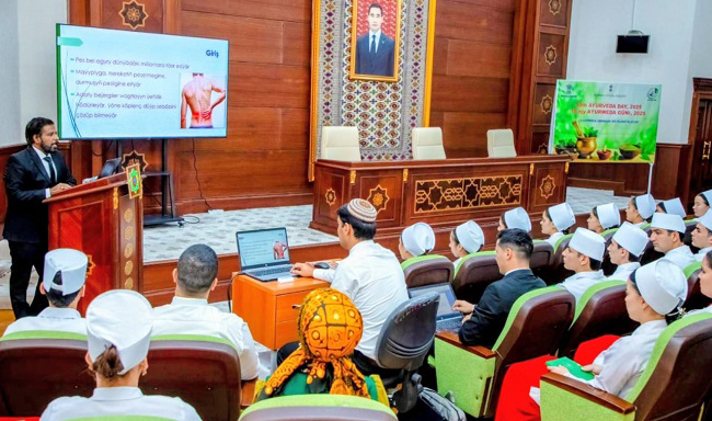 Embassy organized a presentation at State Medical University on the 10th Ayurveda Day (23 September 2025)