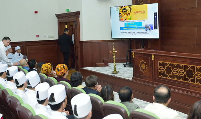 Embassy of India orgranized a curtain raiser event for IDY 2025 at State Medical University on 10th June 2025
