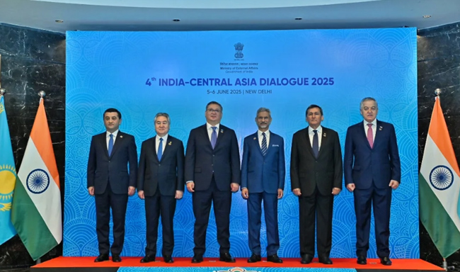 4th India-Central Asia Dialogue from 05-07 June 2025 held in New Delhi