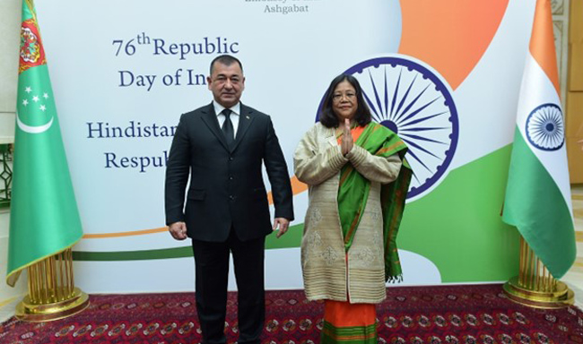 Embassy hosted an official reception on the occasion of 76th Republic Day of India.