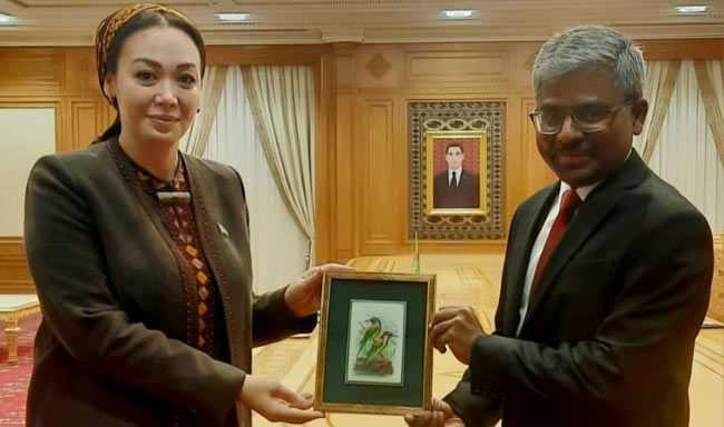 Ambassador called on the Chairperson of the Mejlis H.E. Mrs. Dunyagozel Gulmanova (26 November 2025)