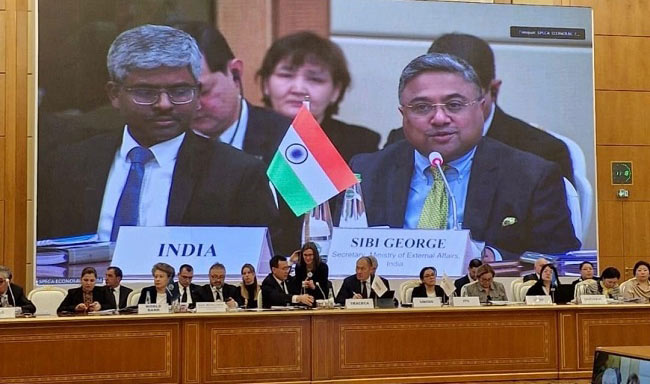 Secretary (West) H.E. Mr. Sibi George represented India at the SPECA Economic (21 January 2026)