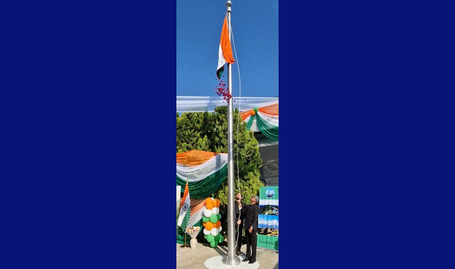 Celebration of the 80th Independence Day of India at the Embassy of India, Ashgabat