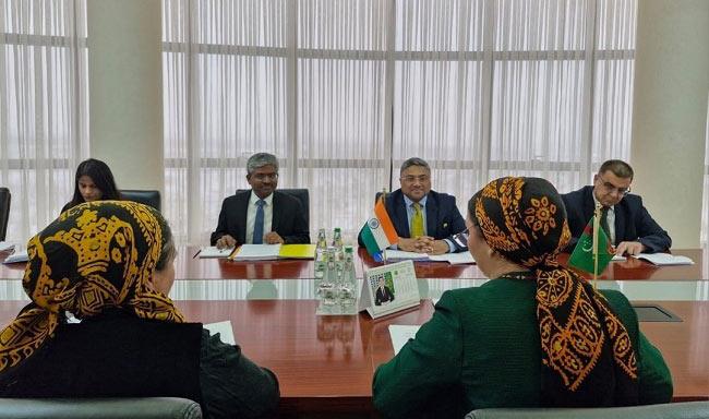 5th round of India–Turkmenistan Foreign Office Consultations in Ashgabat, 21 January 2026